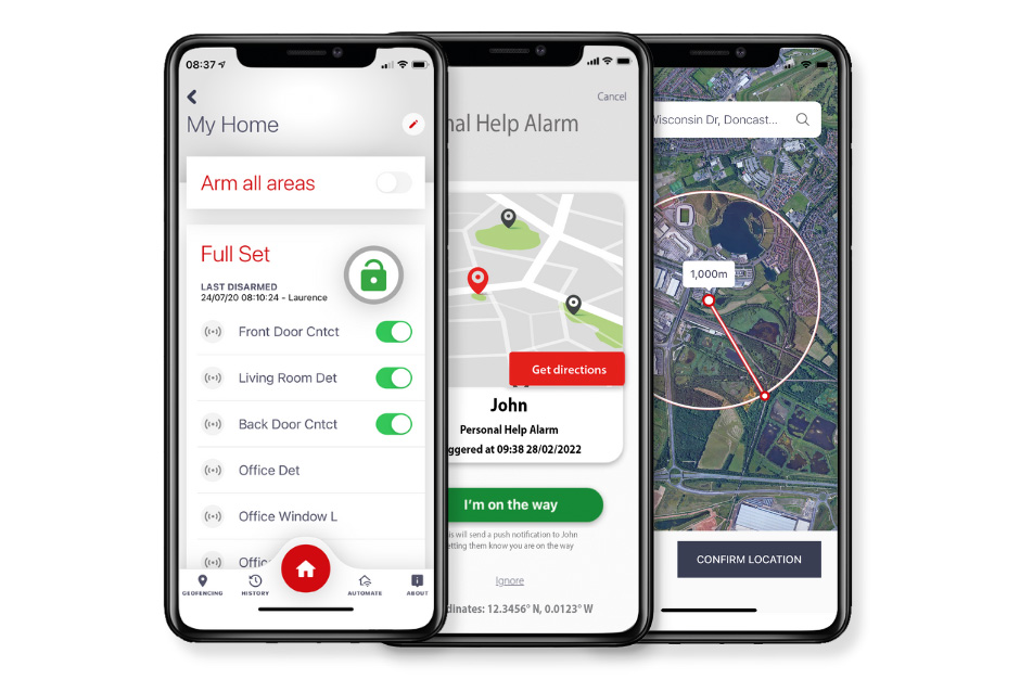 HomeControl2.0 Alarm Control App
